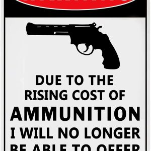 Best Vintage Garage Warning Sign - Man Cave Gift 12x8