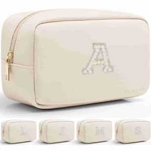 Vlando Personalized Travel Makeup Bag: Perfect Gift For Women