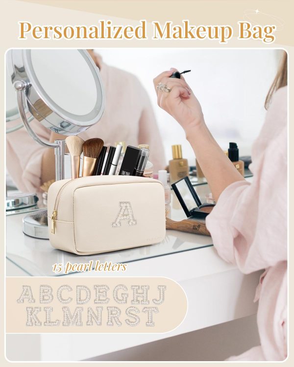 Vlando Personalized Travel Makeup Bag: Perfect Gift For Women - Image 2