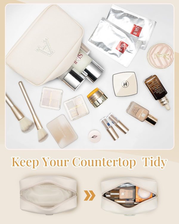 Vlando Personalized Travel Makeup Bag: Perfect Gift For Women - Image 4
