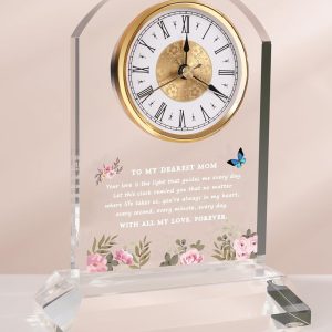Best Mom Gifts - Engraved Clock For Birthday, Christmas & More