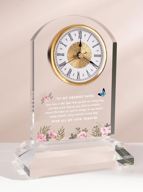 Best Mom Gifts - Engraved Clock For Birthday, Christmas & More