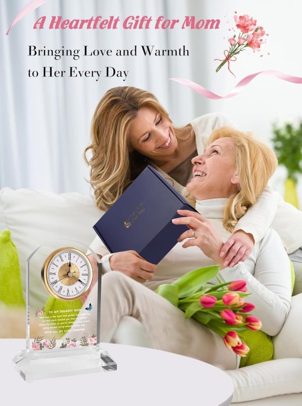 Best Mom Gifts - Engraved Clock For Birthday, Christmas & More - Image 4