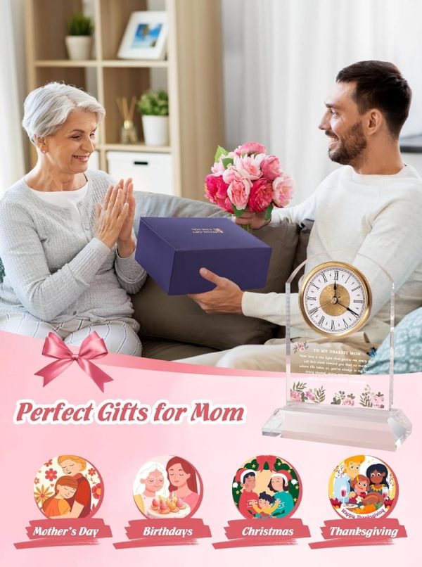 Best Mom Gifts - Engraved Clock For Birthday, Christmas & More - Image 5