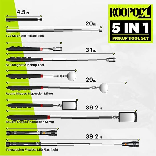 Best Telescoping Magnetic Tool Set - Gifts For Dad & Men - Image 6