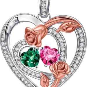 Best 925 Silver Birthstone Necklace For Her