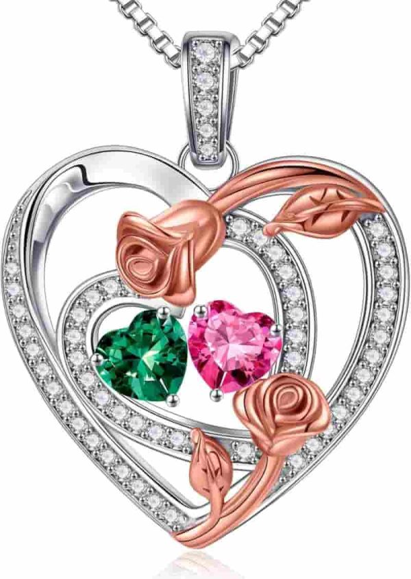 Best 925 Silver Birthstone Necklace For Her