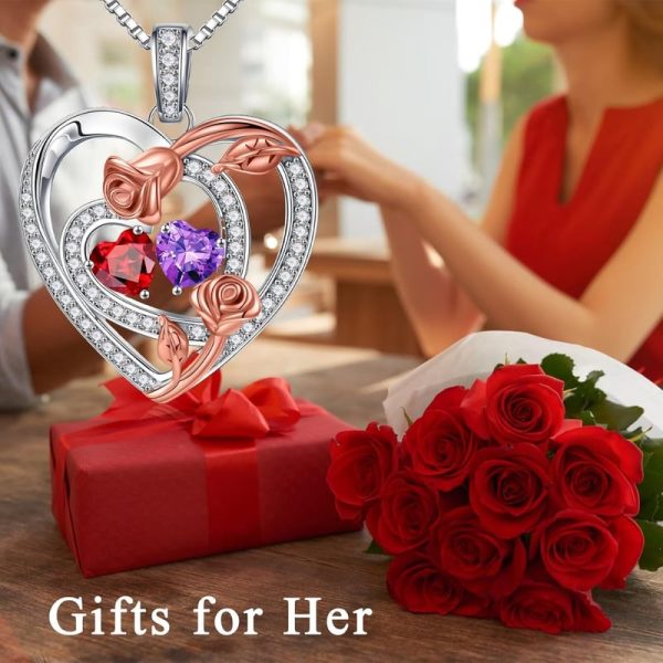 Best 925 Silver Birthstone Necklace For Her - Image 5