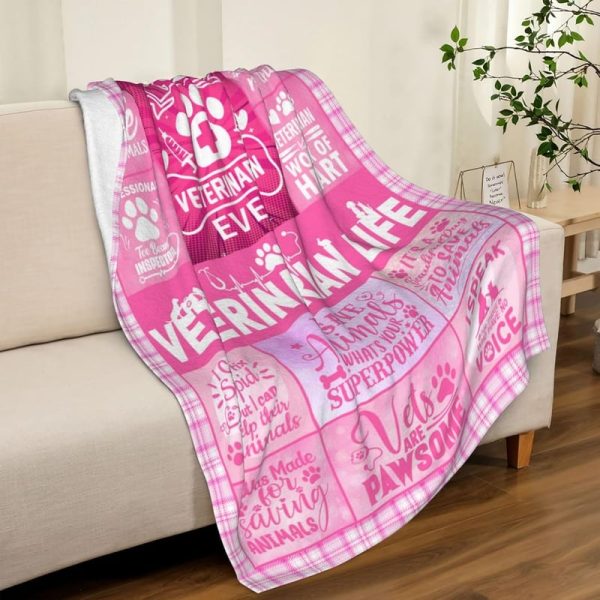 Best Veterinarian Gifts Blanket For Women - 60x50 Inches - Image 5