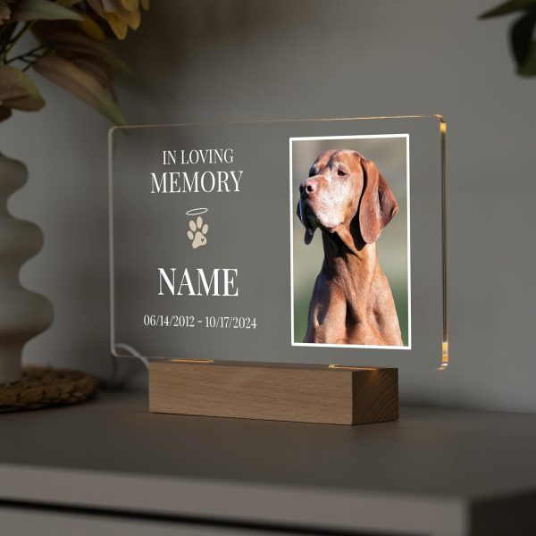 Personalized Dog Memorial Acrylic Plaque - Loss Of Pet Gift - Image 4