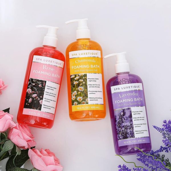 Spa Luxetique Bubble Bath Set: Epsom Salt & Essential Oils - Image 6