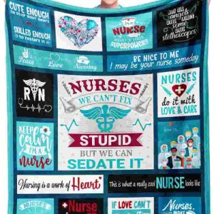 Best Nurse Appreciation Blanket - Funny & Unique Gift