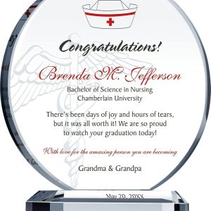 Best Personalized Crystal Nursing Graduation Gift For Her