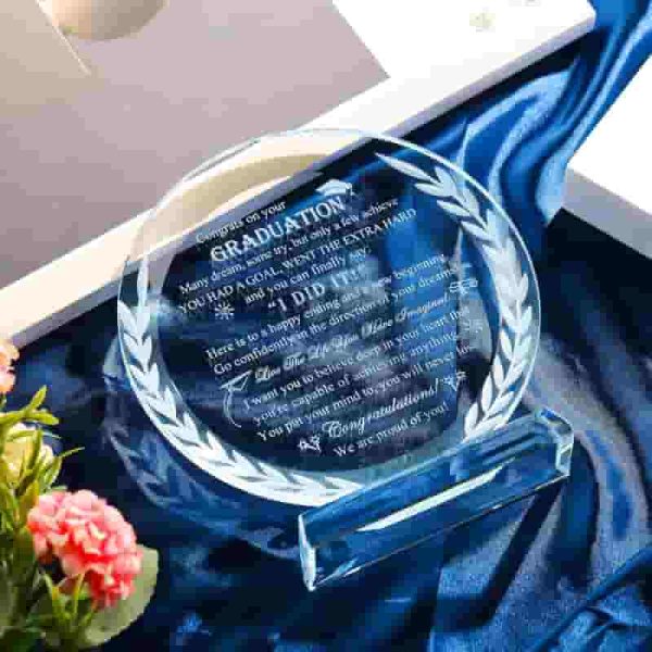 Best 2025 Graduation Gifts – Crystal Plaque For Him & Her - Image 4
