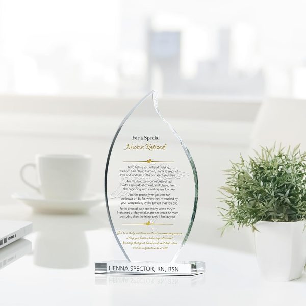 Best Personalized Crystal Retirement Gift For Nurses - Image 2