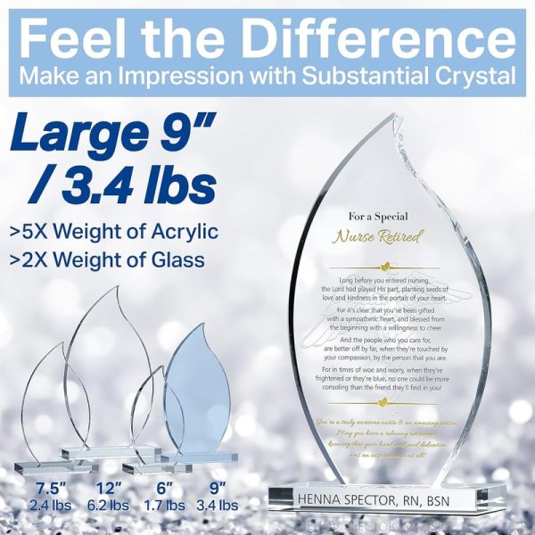 Best Personalized Crystal Retirement Gift For Nurses - Image 4
