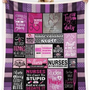 Best Nurse Throw Blanket - Ideal Gift For Nurses