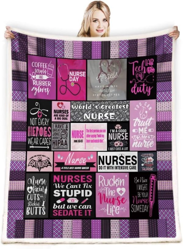 Best Nurse Throw Blanket - Ideal Gift For Nurses