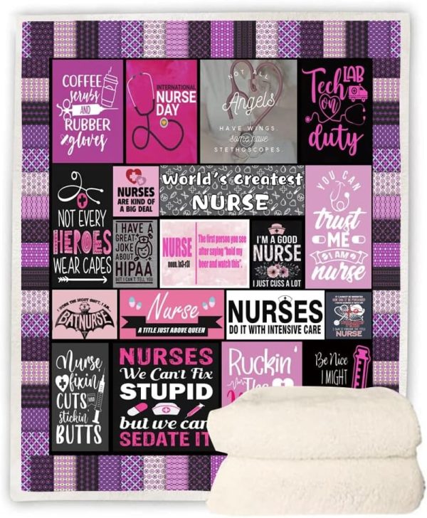 Best Nurse Throw Blanket - Ideal Gift For Nurses - Image 3