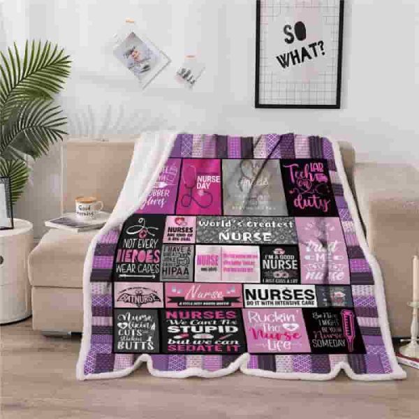 Best Nurse Throw Blanket - Ideal Gift For Nurses - Image 4