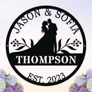 Best Personalized Metal Name Signs For Weddings & Gifts