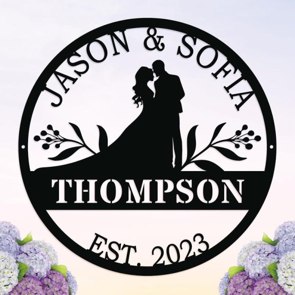 Best Personalized Metal Name Signs For Weddings & Gifts