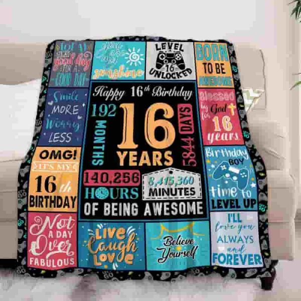 16th Birthday Blanket Gift For Teen Boys - Best 60x50 Blanket - Image 2