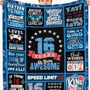 Best 16th Birthday Gifts For Boys - Awesome Blanket