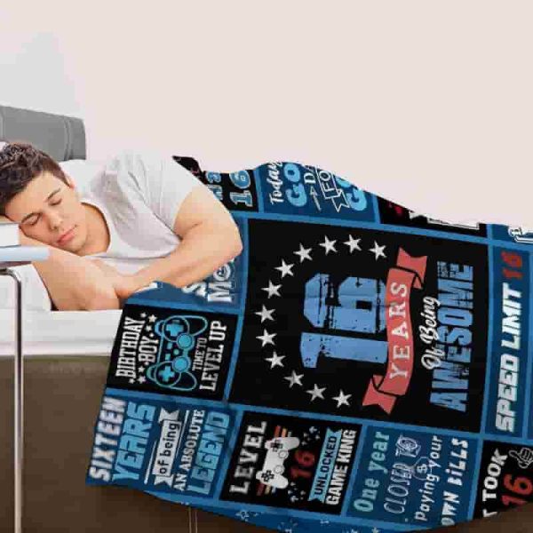 Best 16th Birthday Gifts For Boys - Awesome Blanket - Image 3