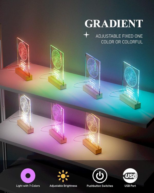 Best Custom Star Map Night Light With Spotify Code - Perfect Gift! - Image 4