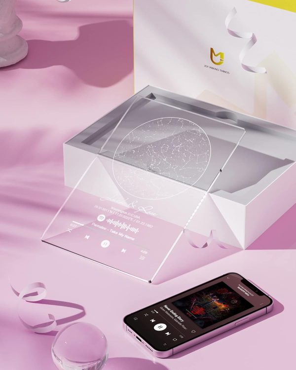 Best Custom Star Map Night Light With Spotify Code - Perfect Gift! - Image 5