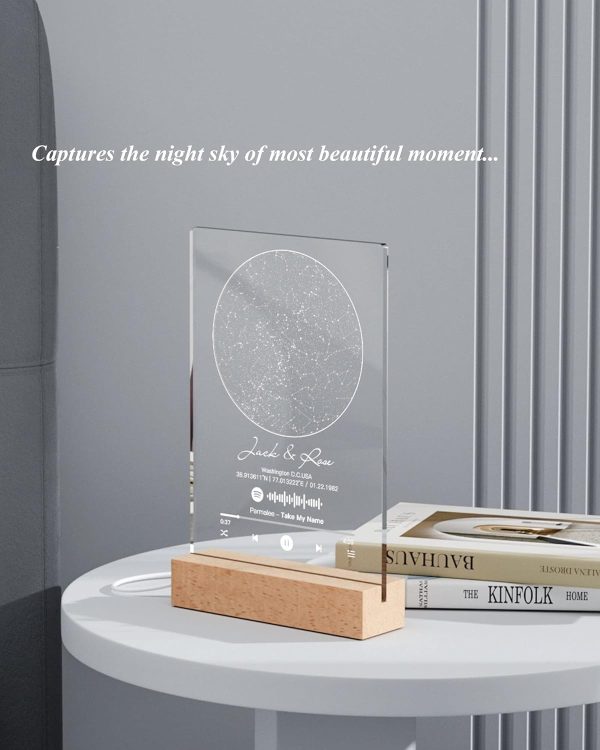 Best Custom Star Map Night Light With Spotify Code - Perfect Gift! - Image 6