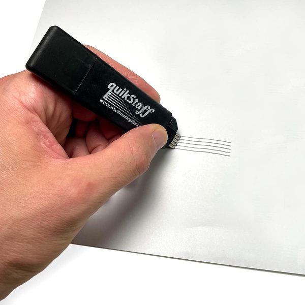 Quikstaff Musician's Pen - Easy Music Staff Drawing Tool - Image 2