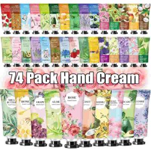 74 Pack Mini Hand Cream Gift Set - Perfect For Easter & Mother's Day