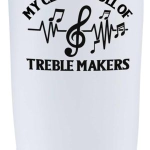 Best Music Teacher Gift: Treble Maker Tumbler 20 Oz