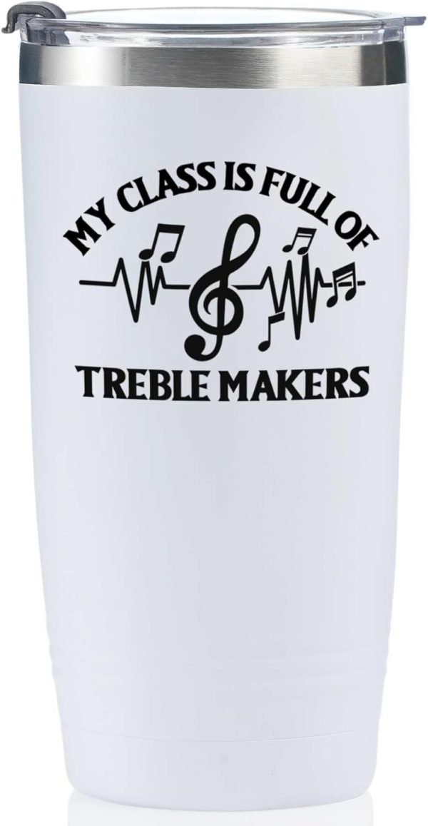 Best Music Teacher Gift: Treble Maker Tumbler 20 Oz