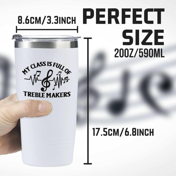 Best Music Teacher Gift: Treble Maker Tumbler 20 Oz - Image 2