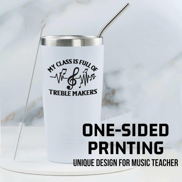 Best Music Teacher Gift: Treble Maker Tumbler 20 Oz - Image 3