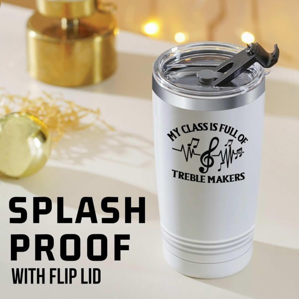 Best Music Teacher Gift: Treble Maker Tumbler 20 Oz - Image 4