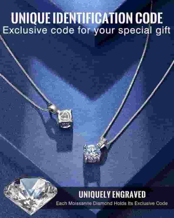 Best Anniversary Necklace: 2ct Moissanite For Wife - Image 4