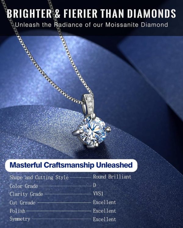 Best Anniversary Necklace: 2ct Moissanite For Wife - Image 6