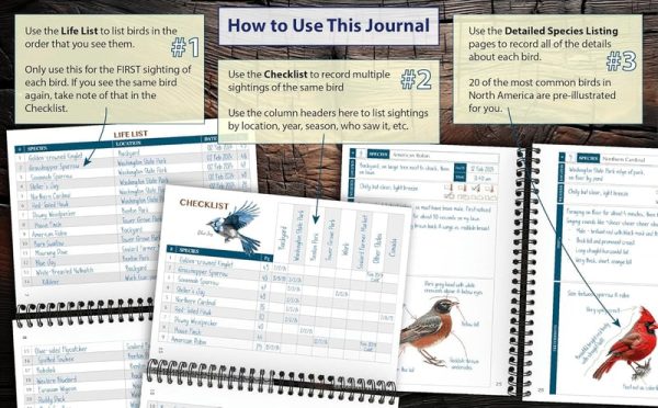 Best Bird Watching Journal With Life List & Illustrations - Image 5