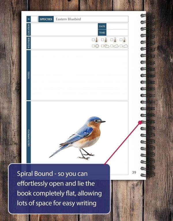 Best Bird Watching Journal With Life List & Illustrations - Image 6