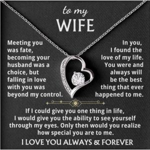 Romantic Forever Love Necklace For Wife - Perfect Gift