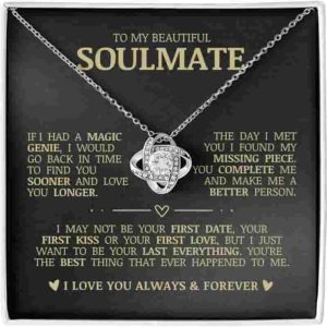 Love Knot Necklace - Romantic Gift For Soulmate