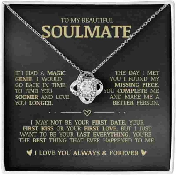 Love Knot Necklace - Romantic Gift For Soulmate