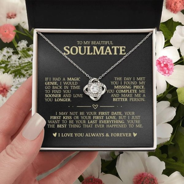 Love Knot Necklace - Romantic Gift For Soulmate - Image 2