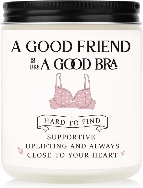 Best Friend Gifts For Women - Soy Wax Lavender Candle, Bff Gift