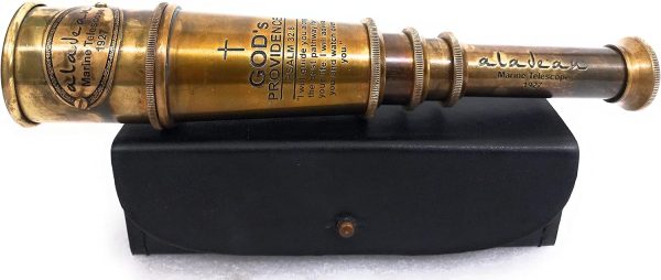Best Vintage Brass Spyglass Telescope Gift, 16" With Engraving - Image 2