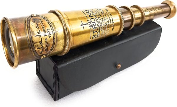 Best Vintage Pirate Spyglass 16'' - Be Strong & Courageous Gift